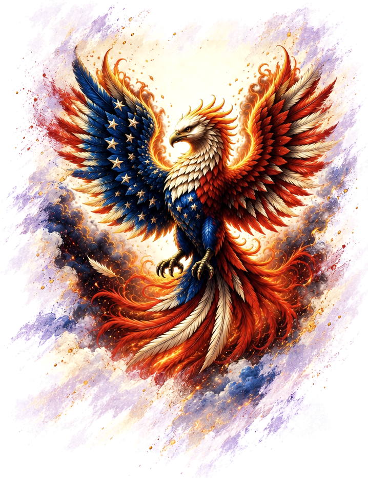 The eagle artwork of The Freedom Within Experience